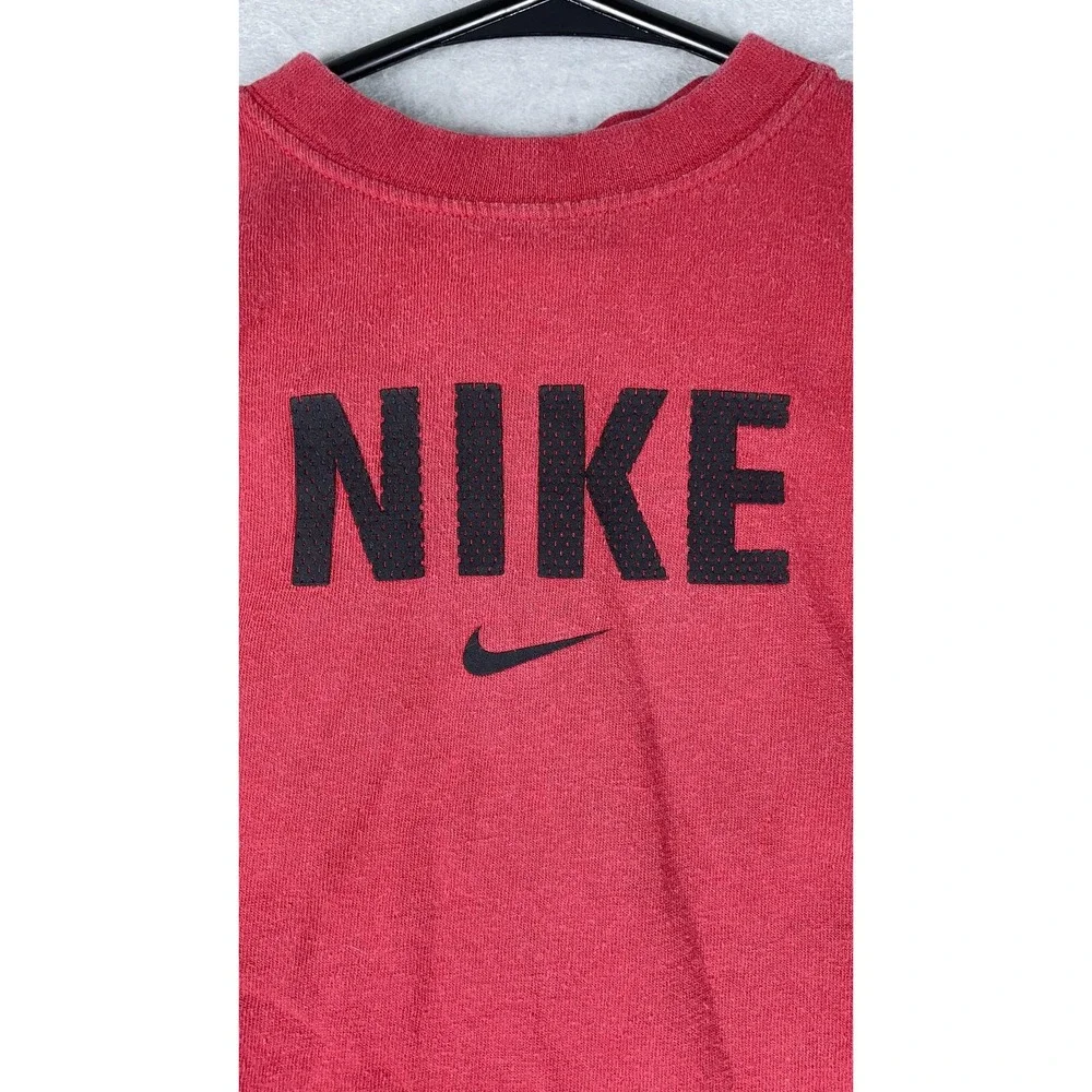Nike Shirt Toddler 4T Red‎ Swoosh Graphic Short Sleeve Athletic Sportswear Tee